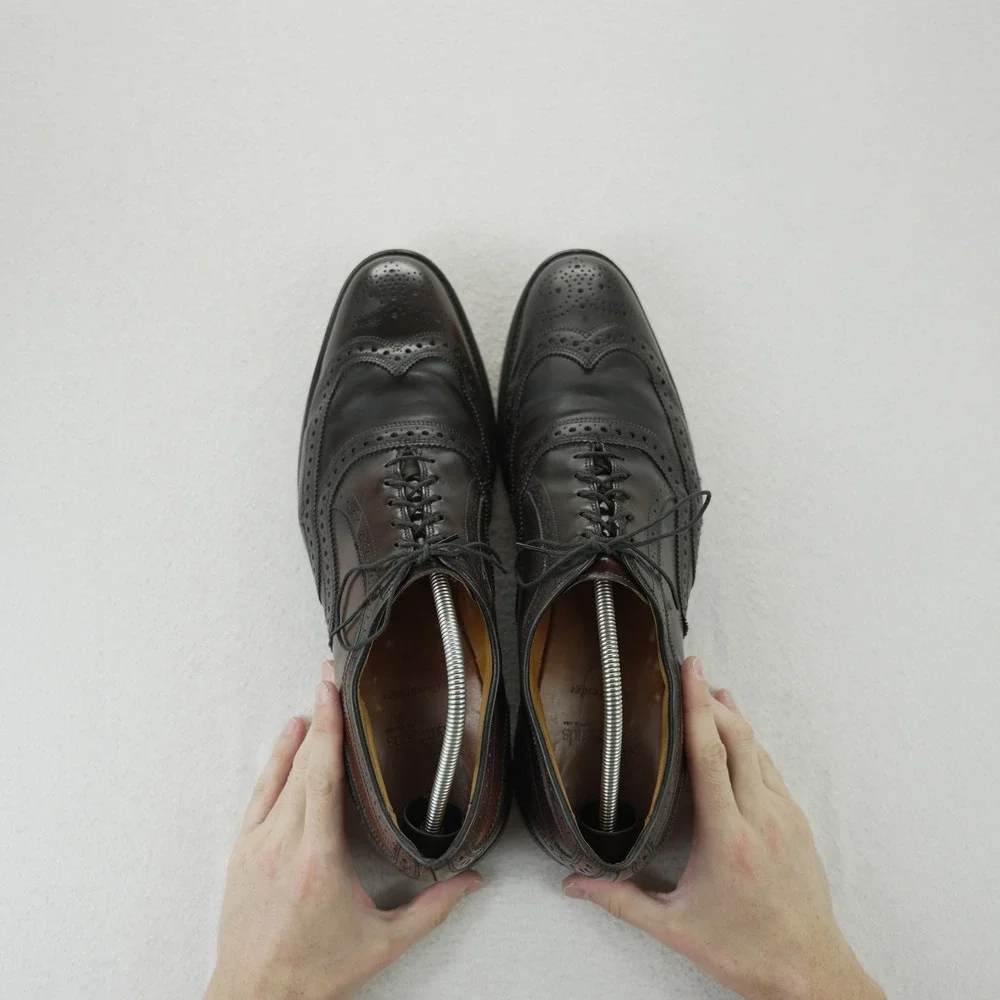 Allen Edmonds Cambridge Shell Cordovan Wingtip Oxford Shoes Mens 15 A